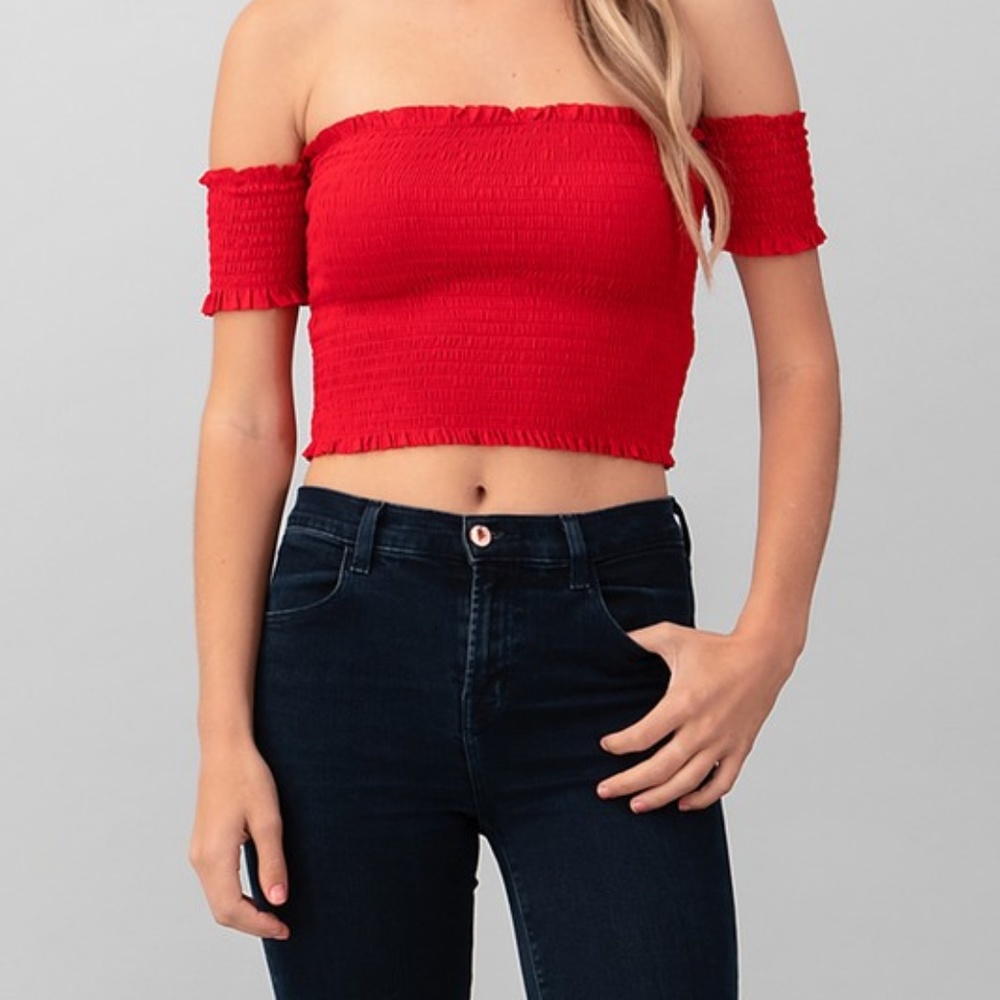 off shoulder top - Picture 4 of 4